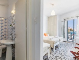 marialena rooms   triple room sea view  